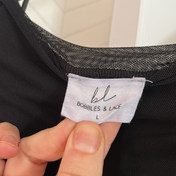 Cut out mesh black dress - Picture 6 of 6